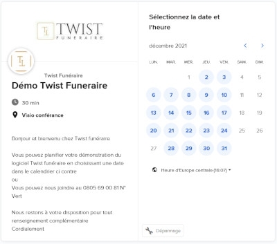 RENDEZ VOUS TWIST FUNERAIRE