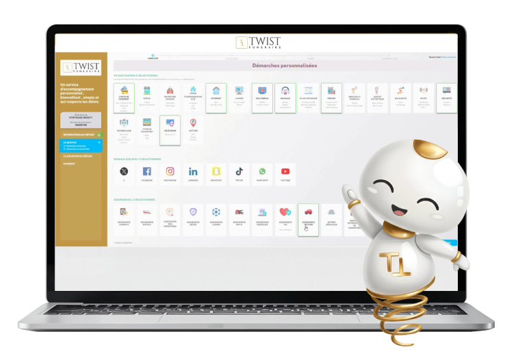 logiciel funeraire Twist funeraire pompes funebres