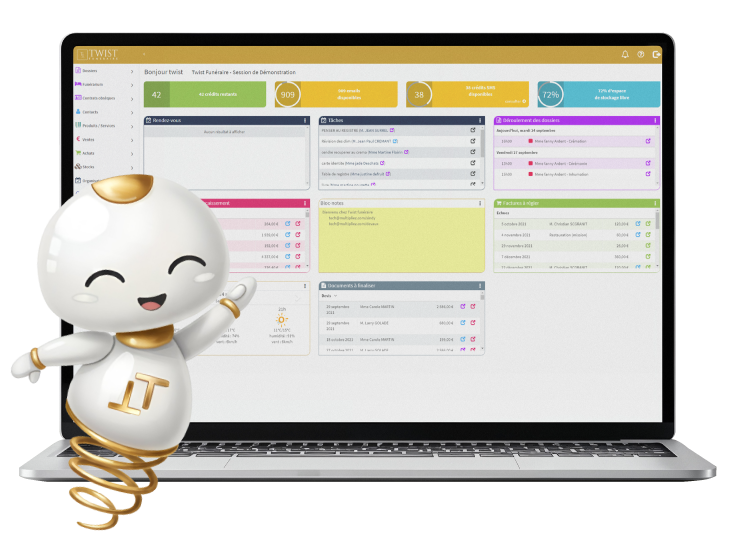 logiciel funeraire Twist funeraire pompes funebres marbrerie